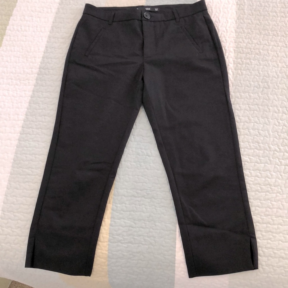 Black Cropped Trousers